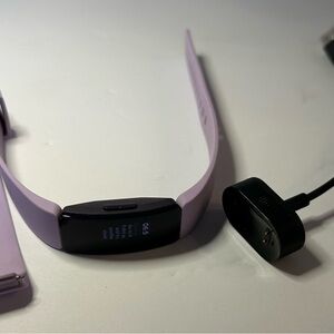 Fitbit Lavender Smartwatch with Black Display